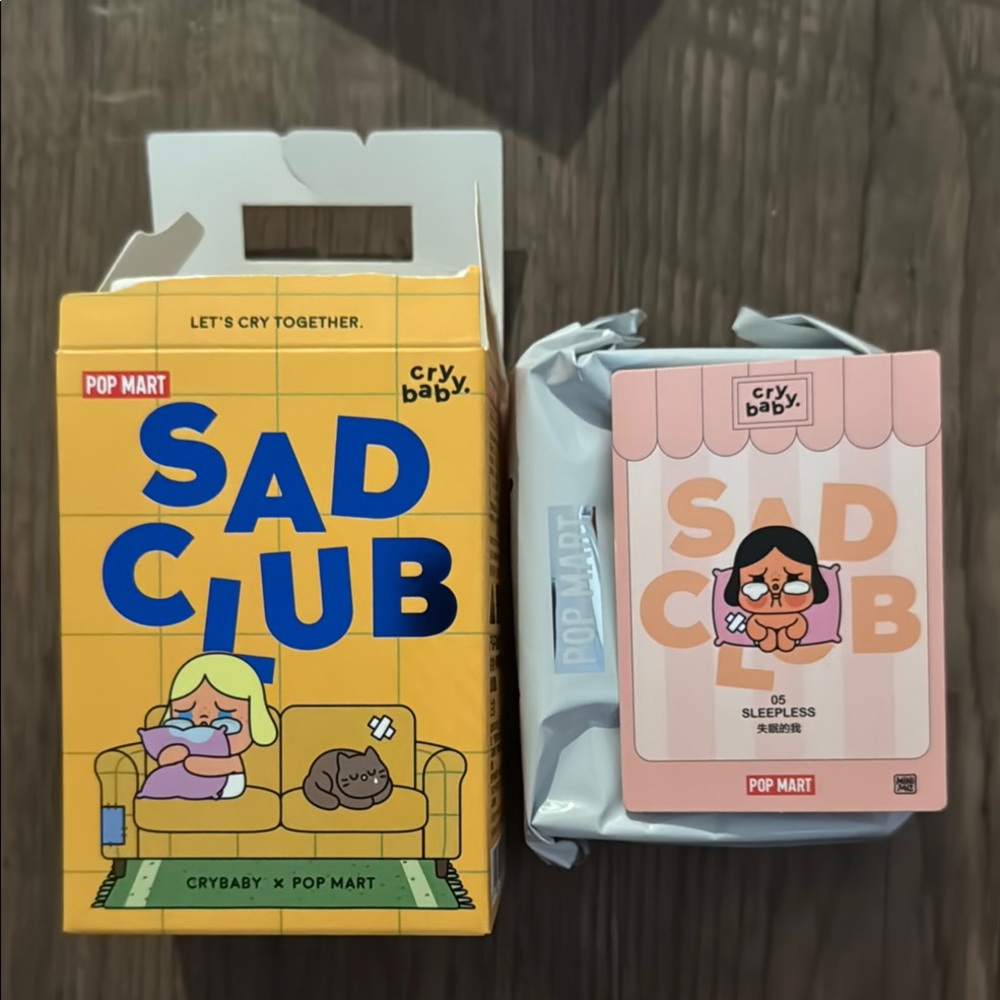 Crybaby x Pop Mart Sad Club Set